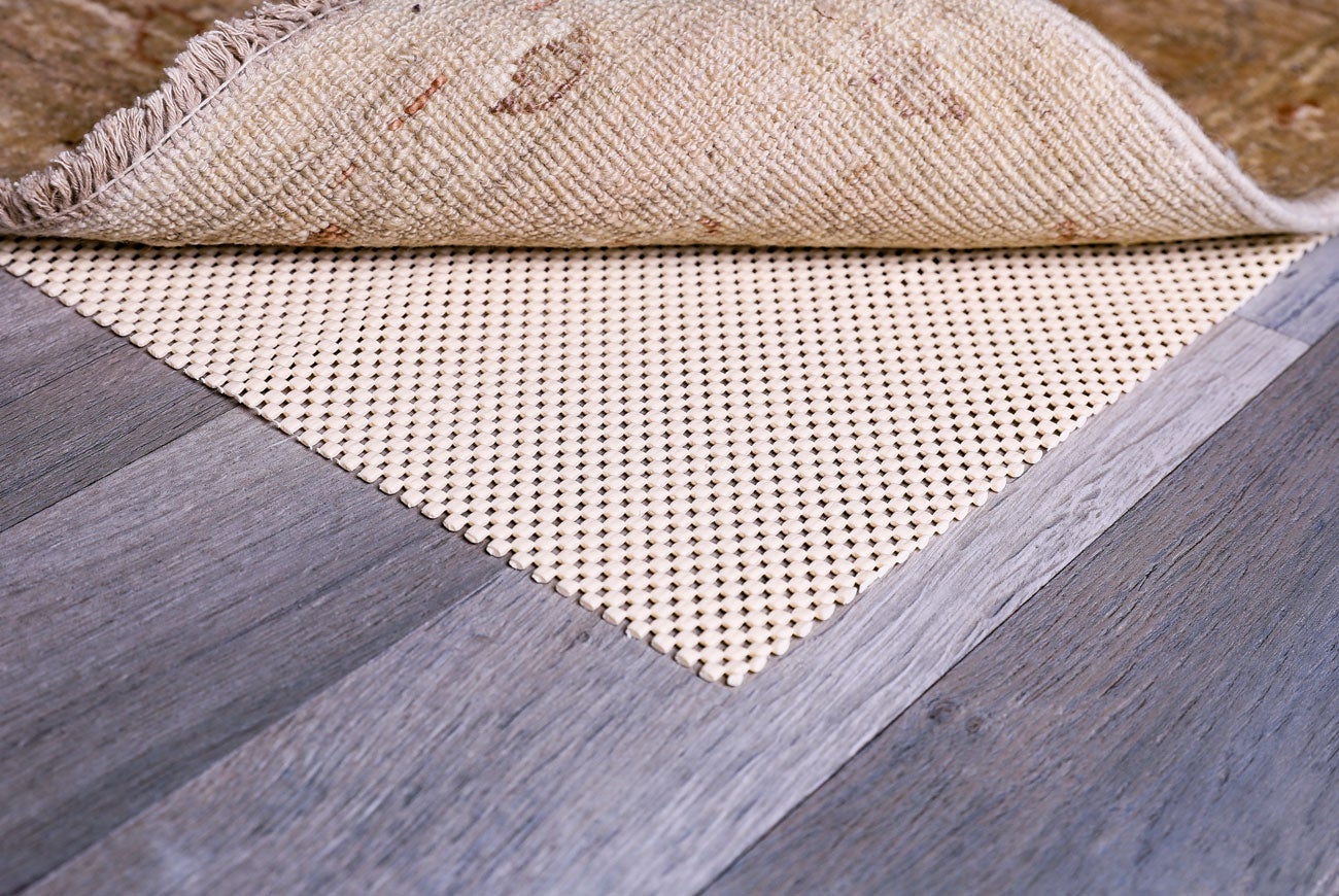 Rug Grip Natural Non Slip Rug Pad 12 x 15 ft by Slip-Stop, Gray